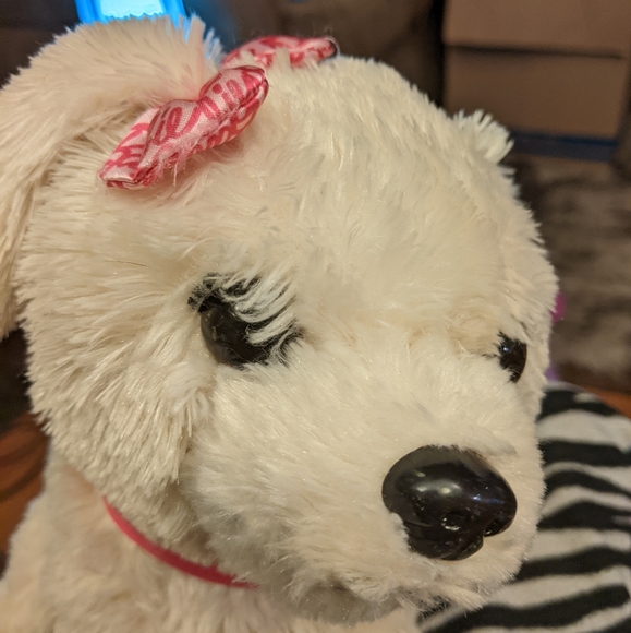 BARBIE Dog Glam Girl Plush Working Interactive Dog Light Up collar Just Play - Picture 5 of 12